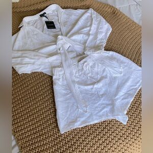 JLUXLABEL Eileen White Linen Set